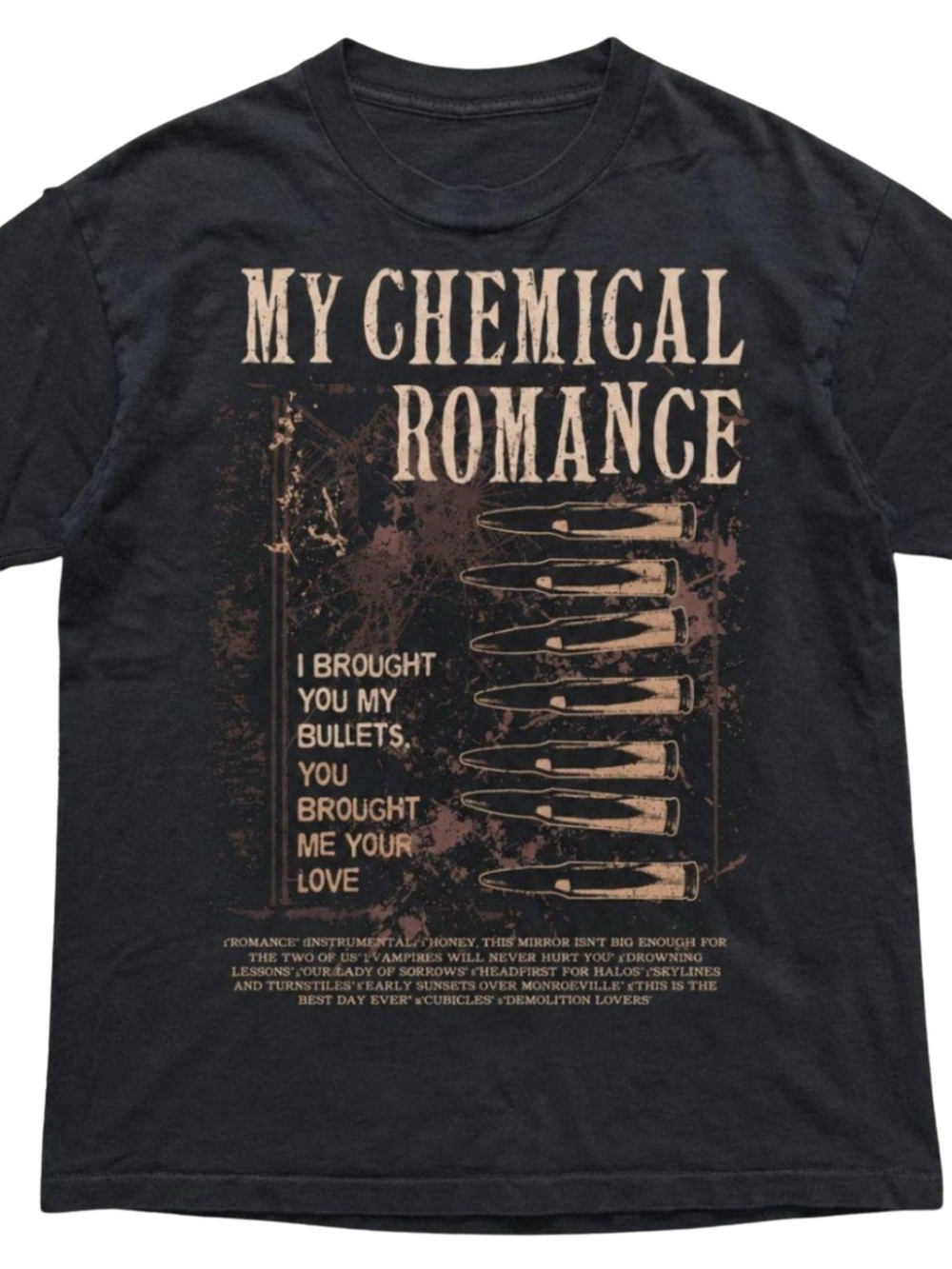 Gildan My Chemical Romance Black Graphic Band Tee